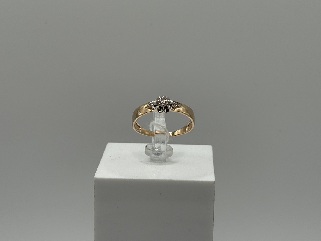 КОЛКМИ585 КОЛЬЦО С КАМНЯМИ (Au 585)