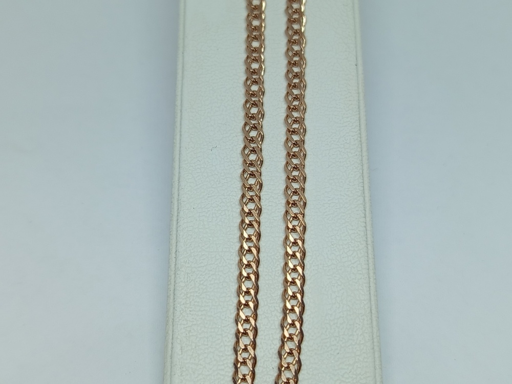 ЦЕПЬ ПОЛНОВЕСНАЯ Ромб двойной (Au 585)