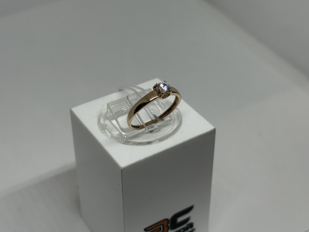 КОЛЬЦО С КАМНЕМ (Au 375)