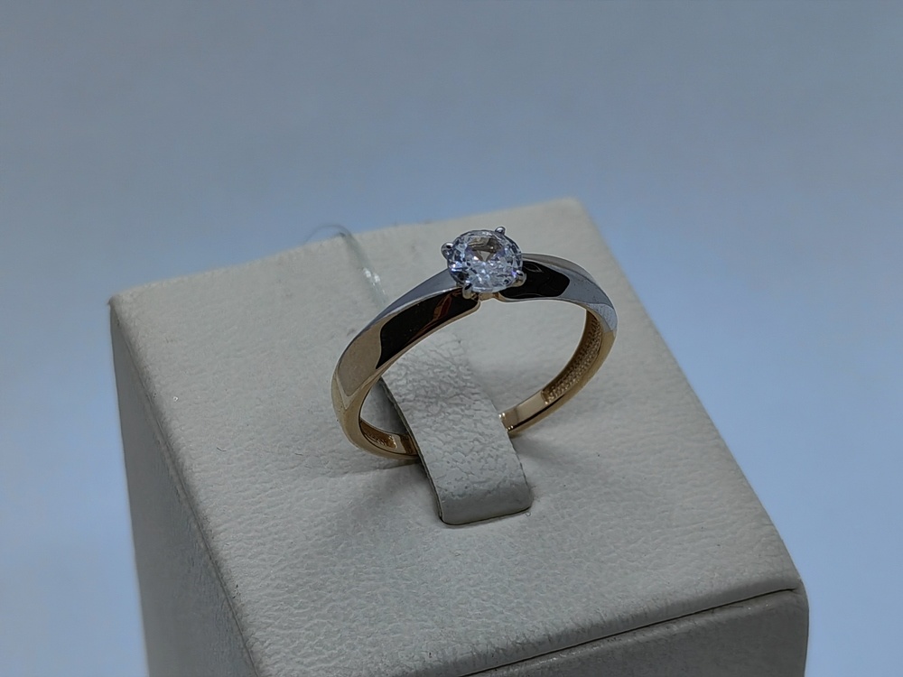 КОЛЬЦО С КАМНЕМ (Au 585)