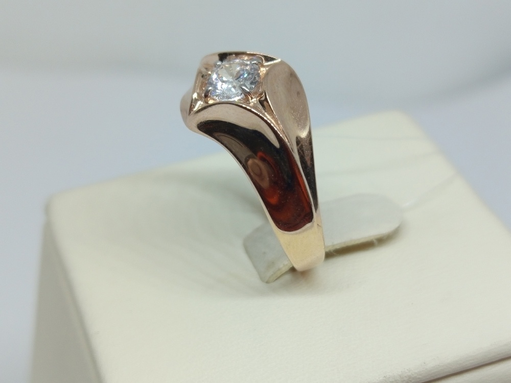 КОЛЬЦО С КАМНЕМ (Au 585)