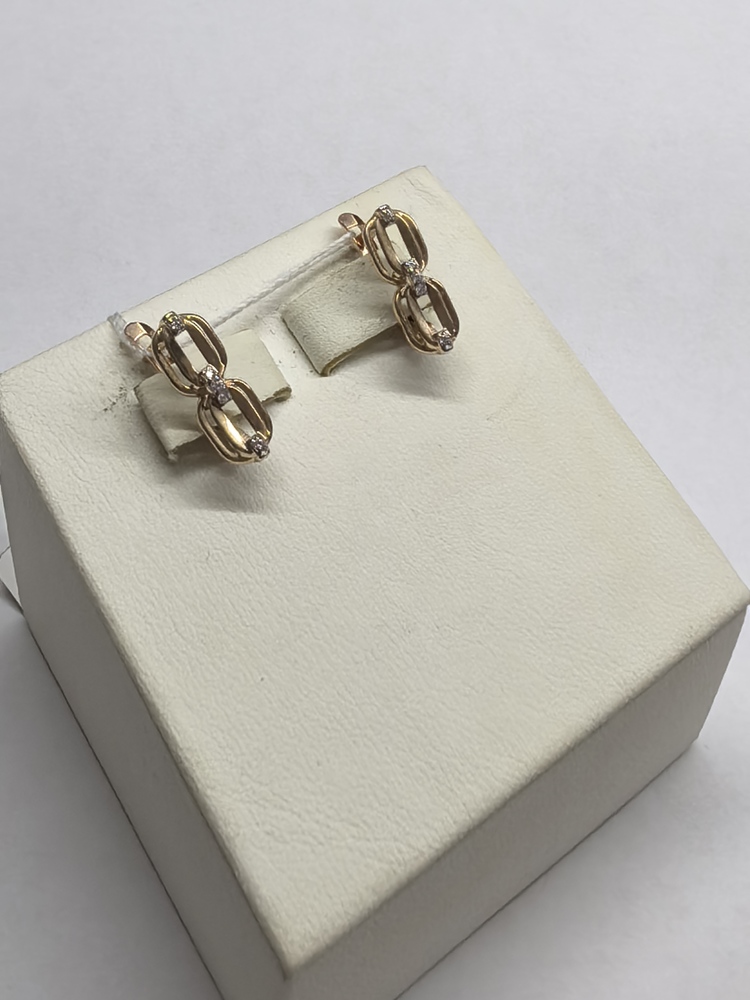 СЕРЬГИ С КАМНЯМИ (Au 585)