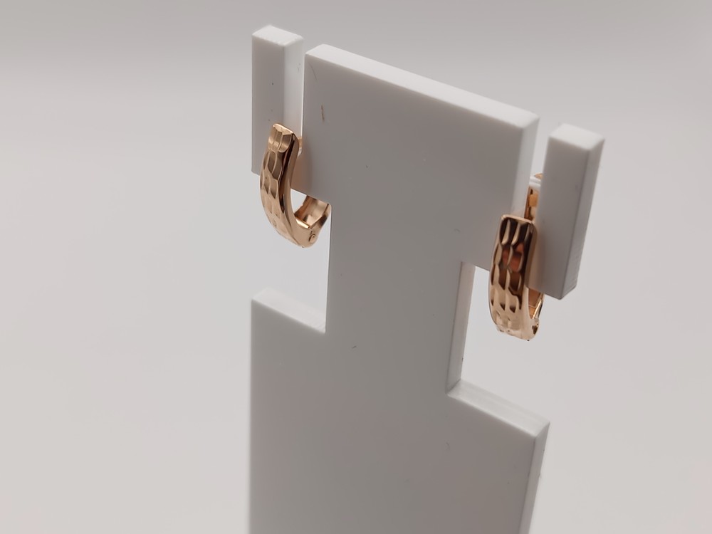 СЕРЬГИ БЕЗ КАМНЯ (Au 585)