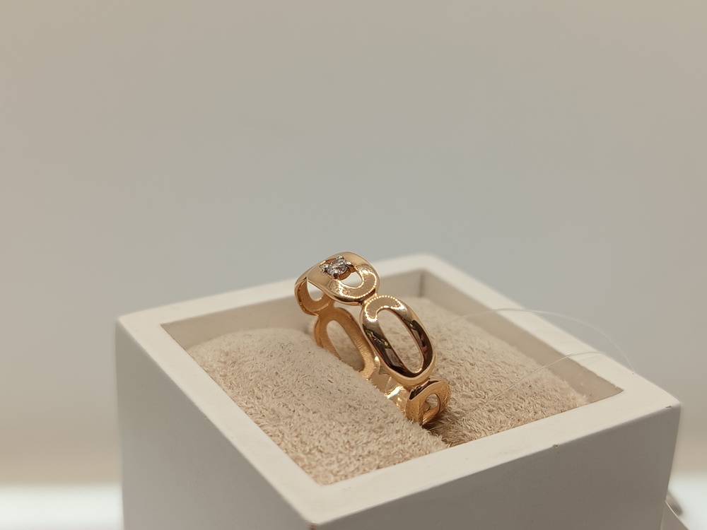 КОЛЬЦО С КАМНЕМ (Au 585)