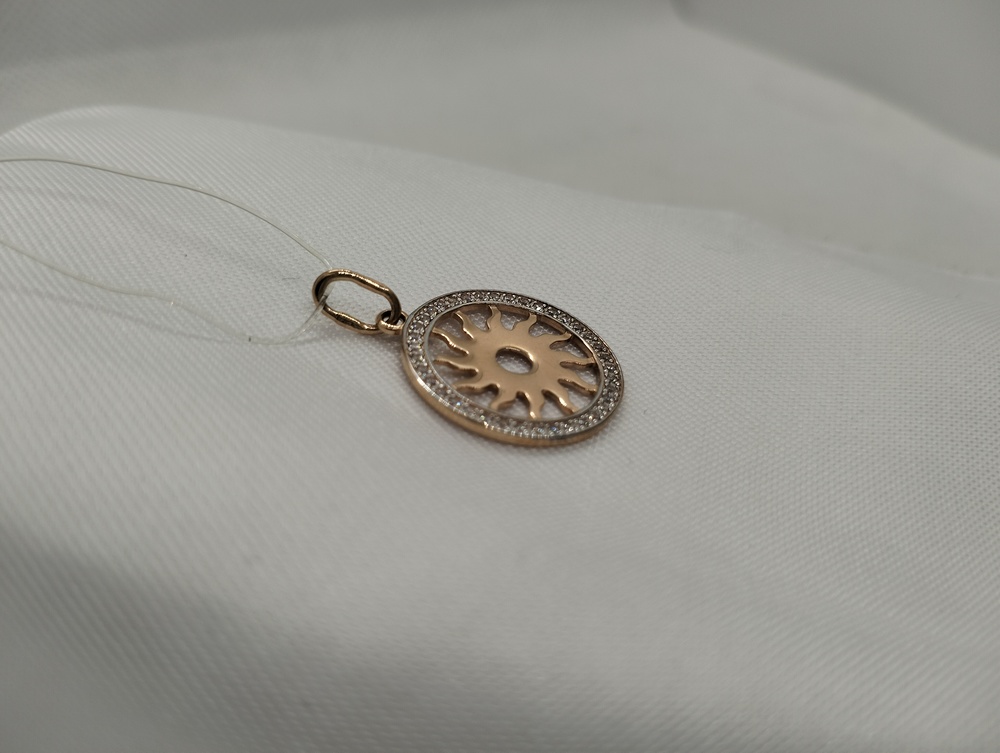 ПОДВЕСКА С КАМНЯМИ (Au 585)