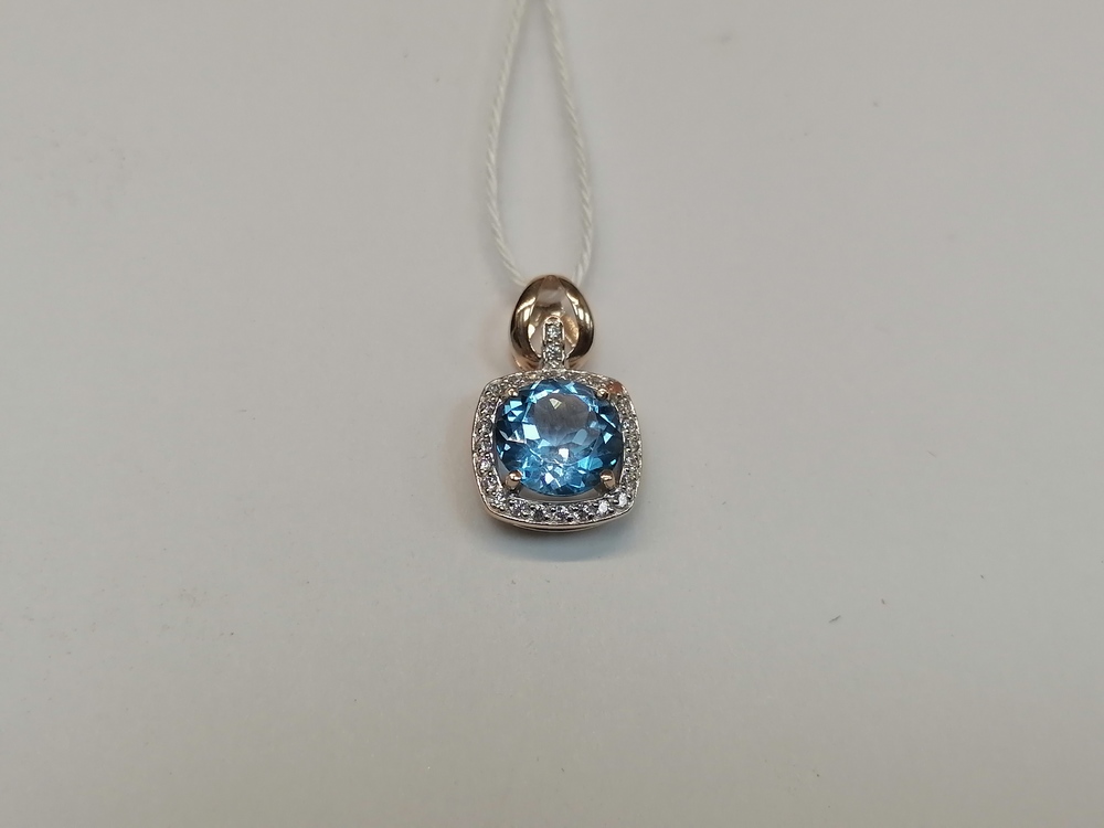 ПОДВЕСКА С КАМНЯМИ (Au 585)