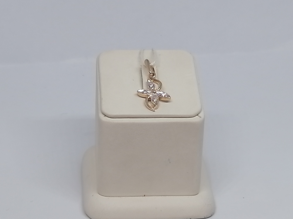 ПОДКМИ585 ПОДВЕСКА С КАМНЯМИ (Au 585)