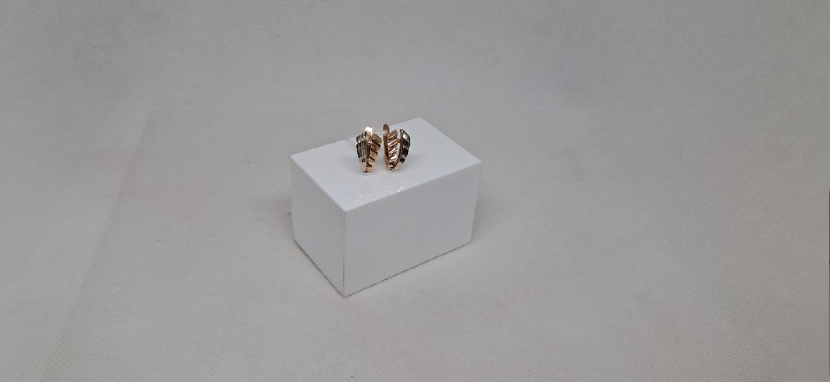 СБКМ585 СЕРЬГИ БЕЗ КАМНЯ (Au 585)