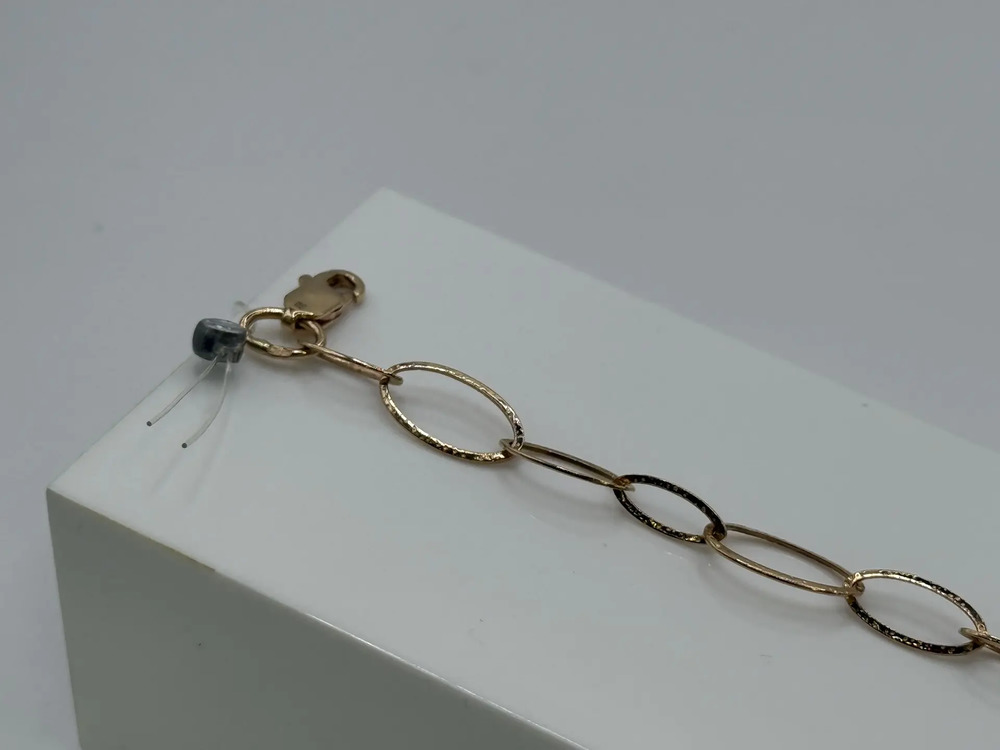 БРАСЛЕТ ПУСТОТЕЛЫЙ Якорное (Au 585)