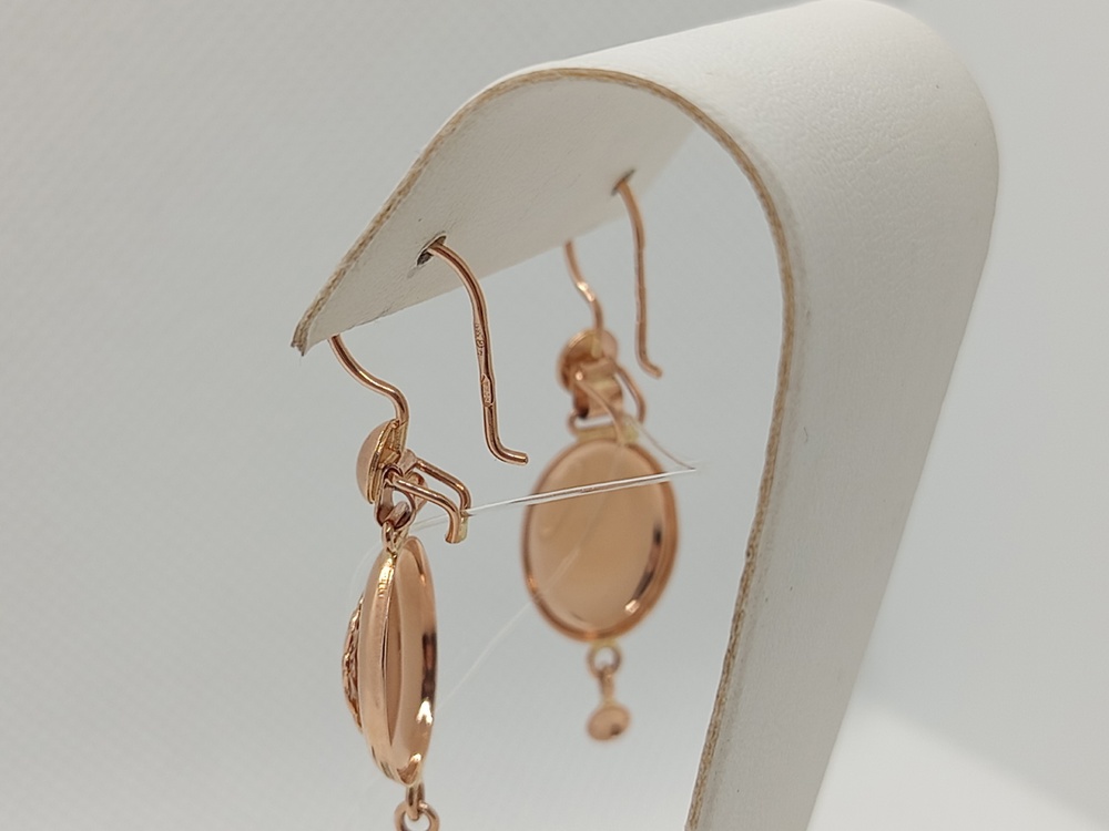 СЕРЬГИ ПЕТЕЛЬКА без камня (Au 585)