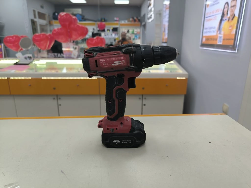 Шуруповерт Elitech ДА 12СЛ2 ПРОМО;