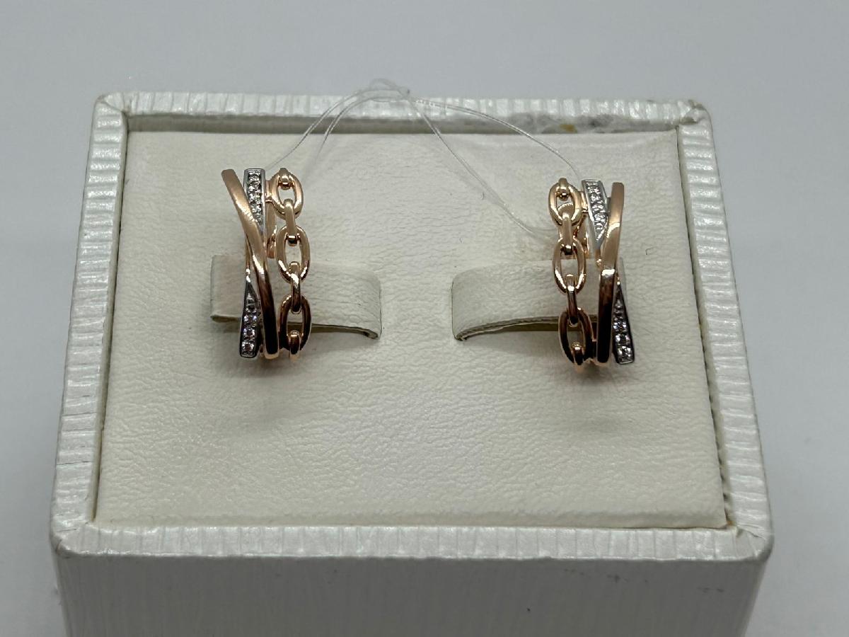 СЕРЬГИ С КАМНЯМИ (Au 585)