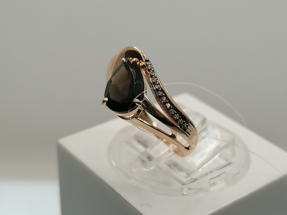 КОЛЬЦО РАУХ-ТОПАЗ (Au 585)