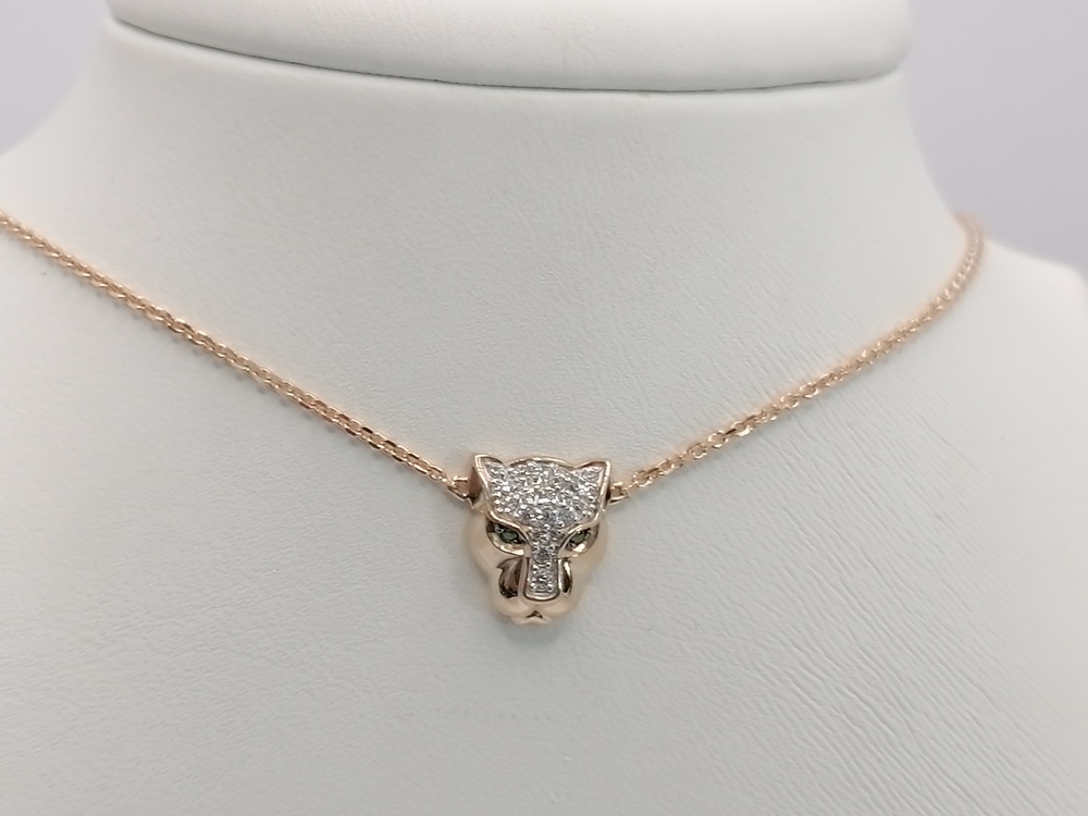 КОЛЬЕ С КАМНЯМИ (Au 585)