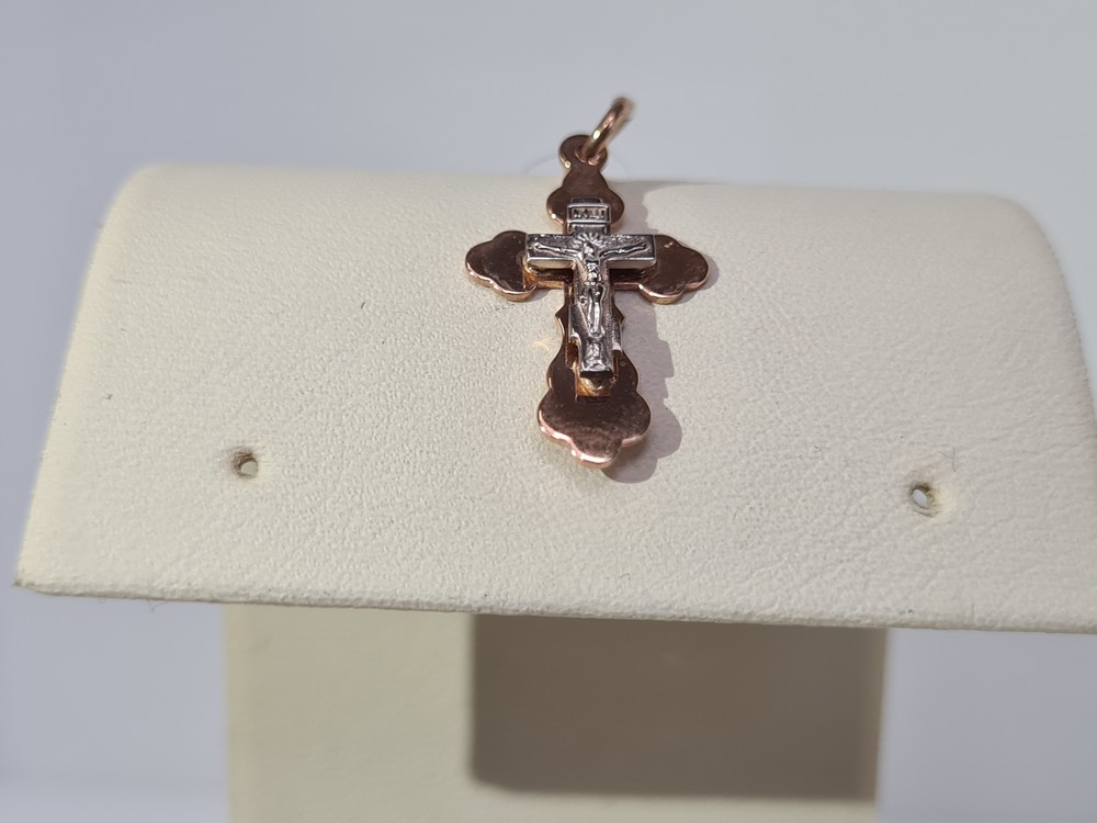 810-00328-10-00-00-00 ПОДВЕСКА КРЕСТ (Au 585)