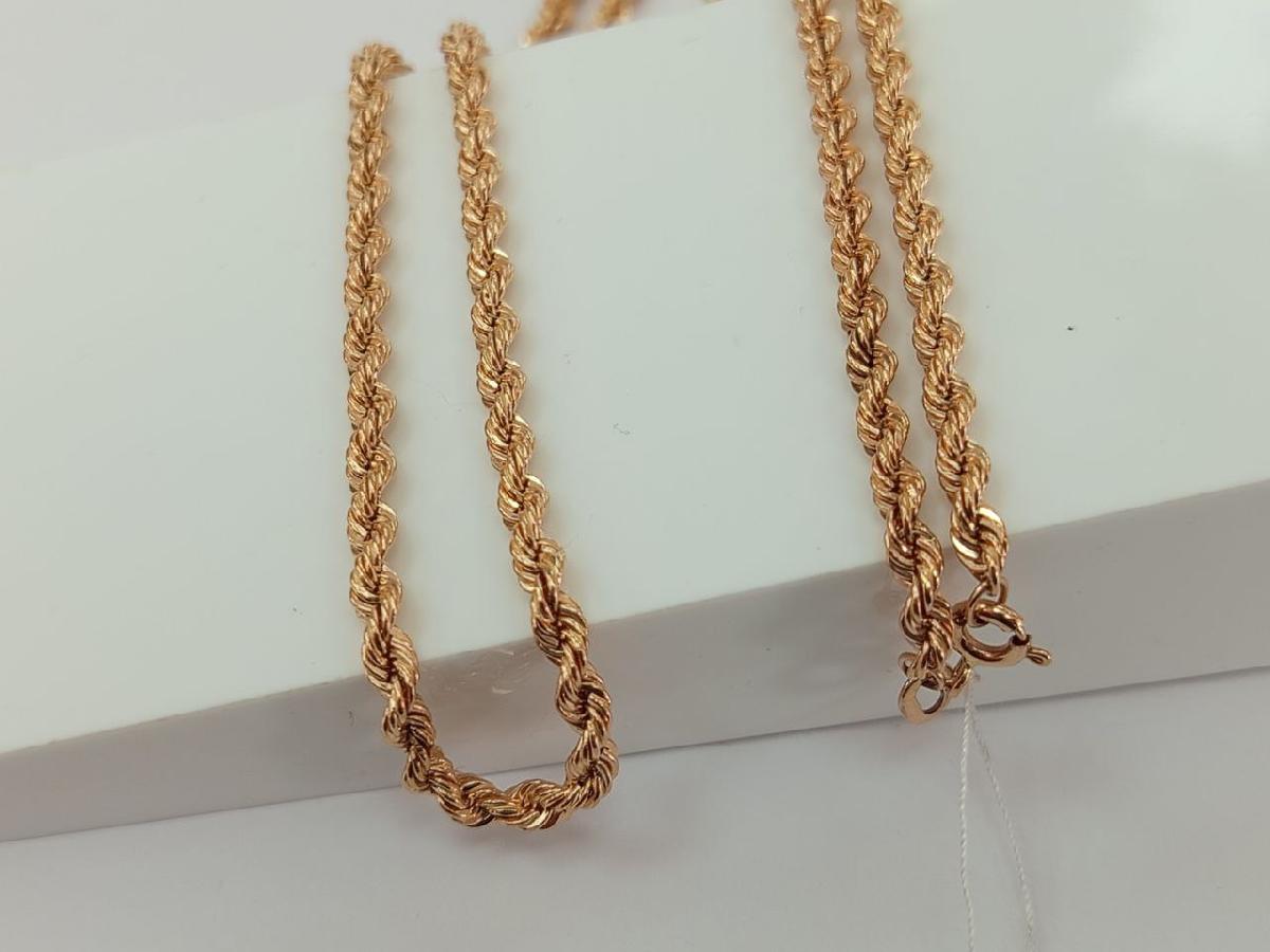 ЦЕПЬ ПУСТОТЕЛАЯ Веревка (Au 585)