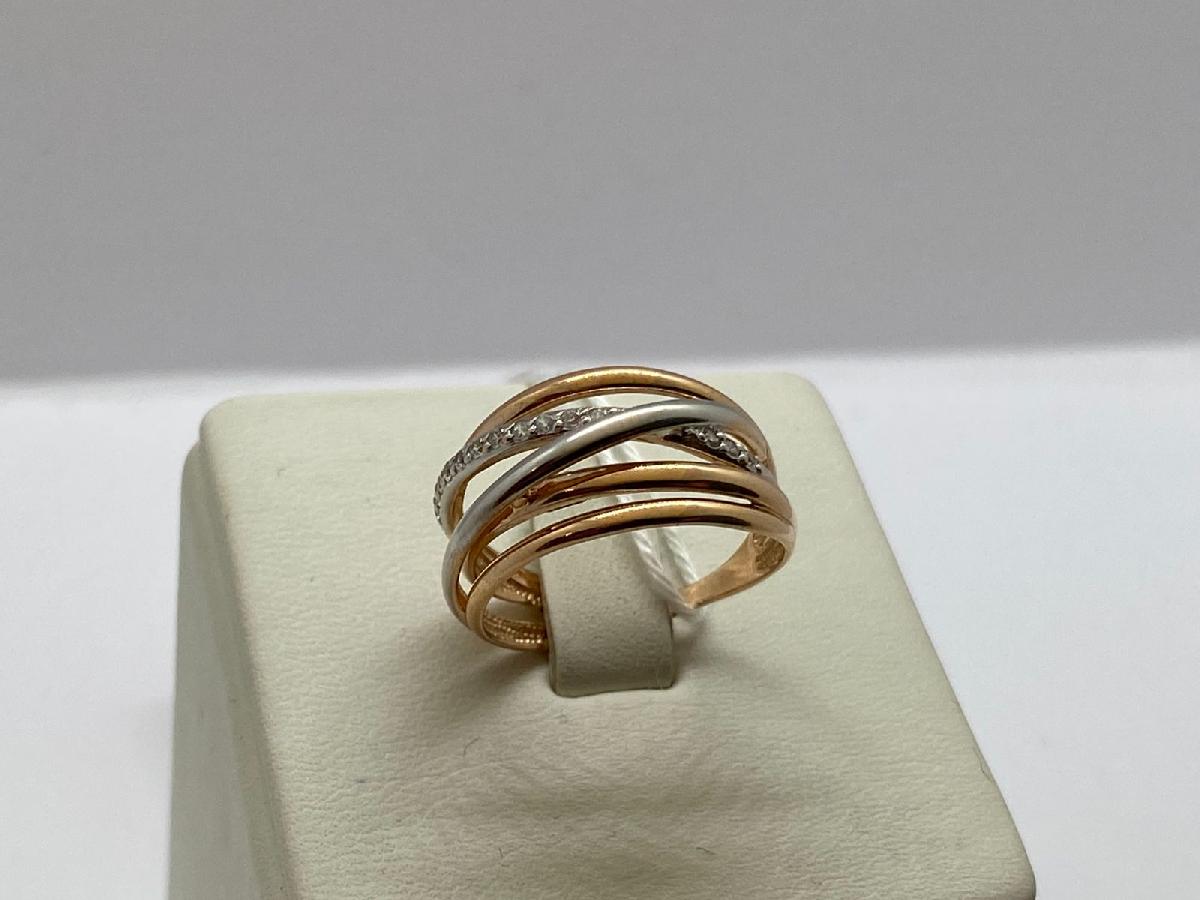 КОЛКМИ585 КОЛЬЦО С КАМНЯМИ (Au 585)