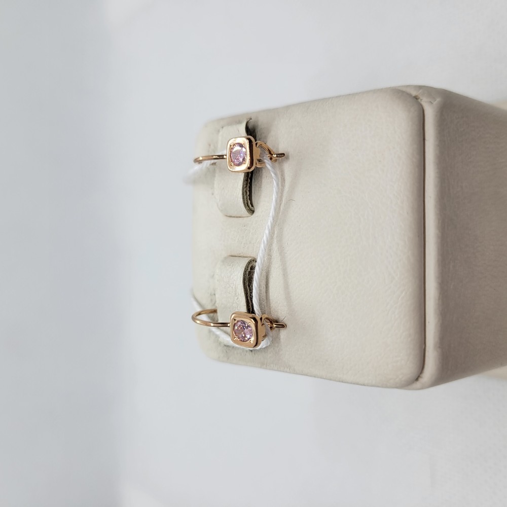 СЕРЬГИ С КАМНЕМ (Au 585)