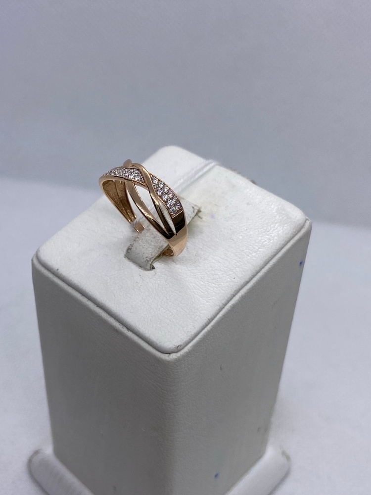 КОЛКМИ585 КОЛЬЦО С КАМНЯМИ (Au 585)