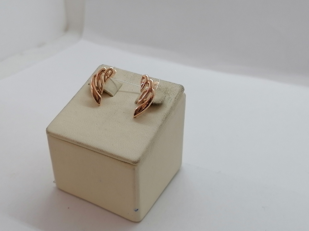 СЕРЬГИ БЕЗ КАМНЯ (Au 585)