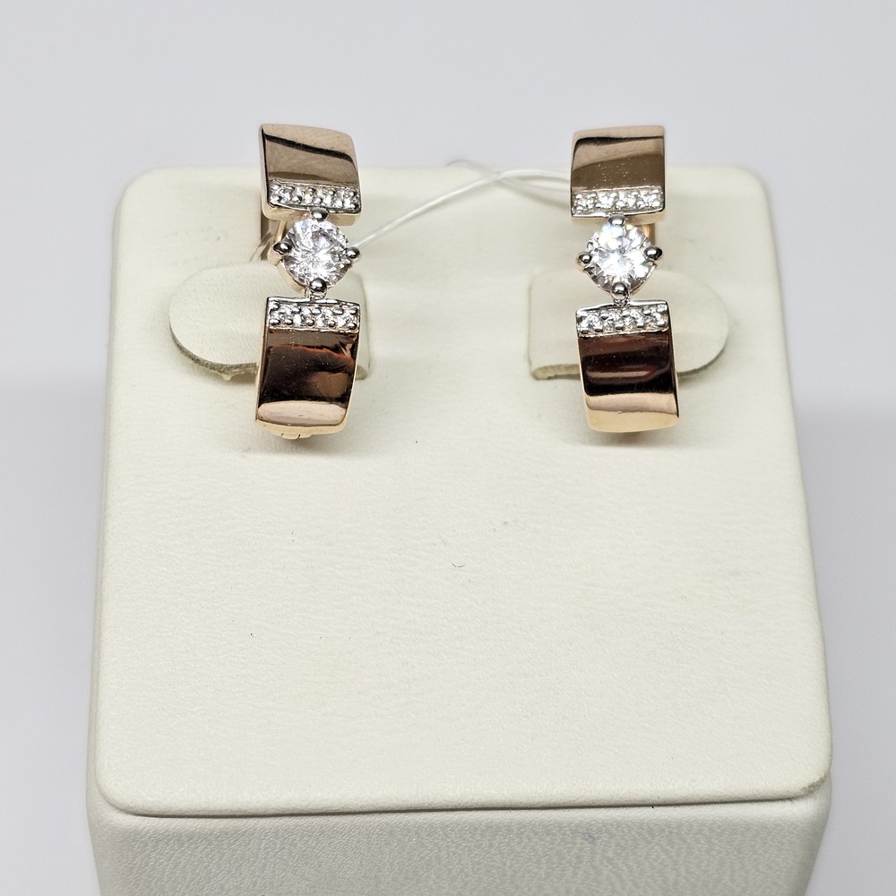 СЕРЬГИ С КАМНЯМИ (Au 585)