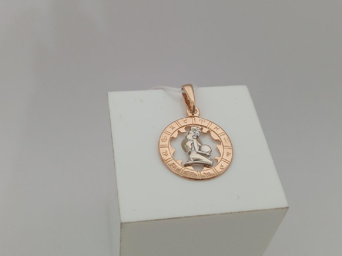 ПОДВЕСКА ЗНАК ЗОДИАКА ДЕВА Au 585