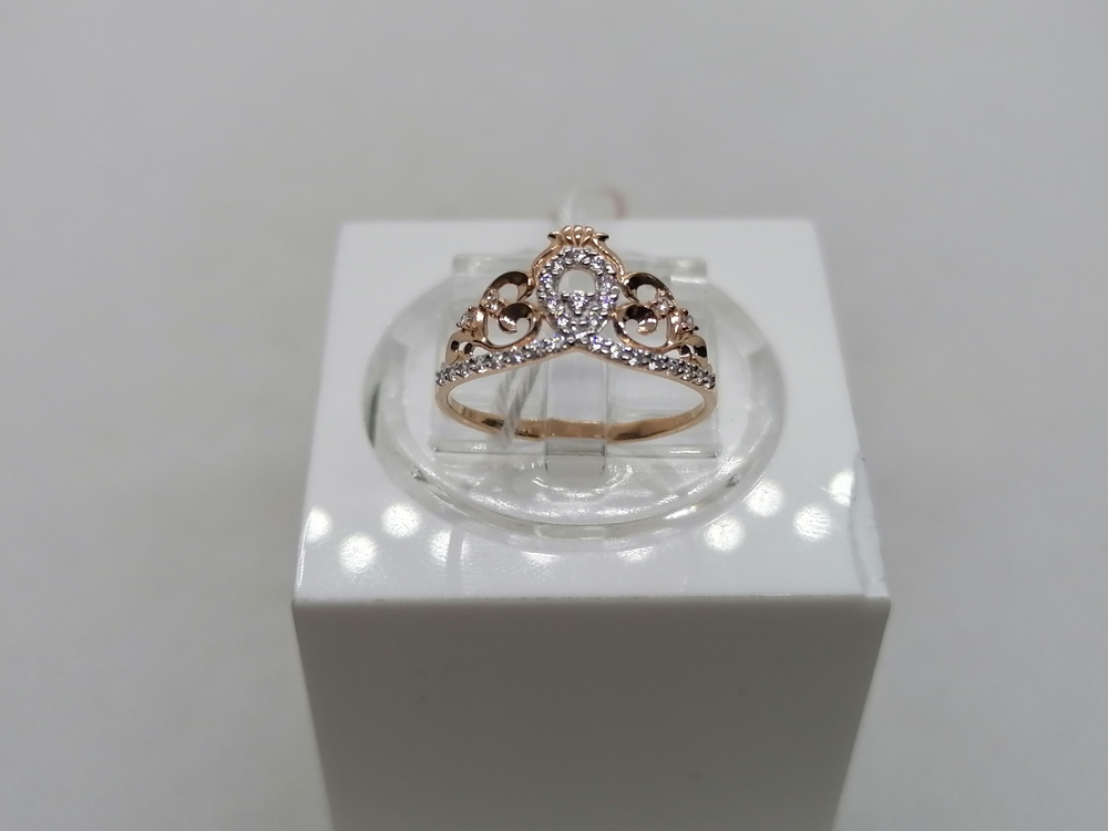 КОЛКМИ585 КОЛЬЦО С КАМНЯМИ (Au 585)