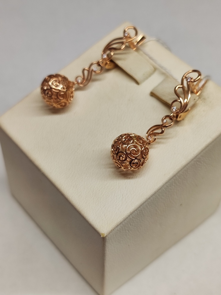 СКМИ585 СЕРЬГИ С КАМНЯМИ (Au 585) СКМИ585 СЕРЬГИ С КАМНЯМИ (Au 585)