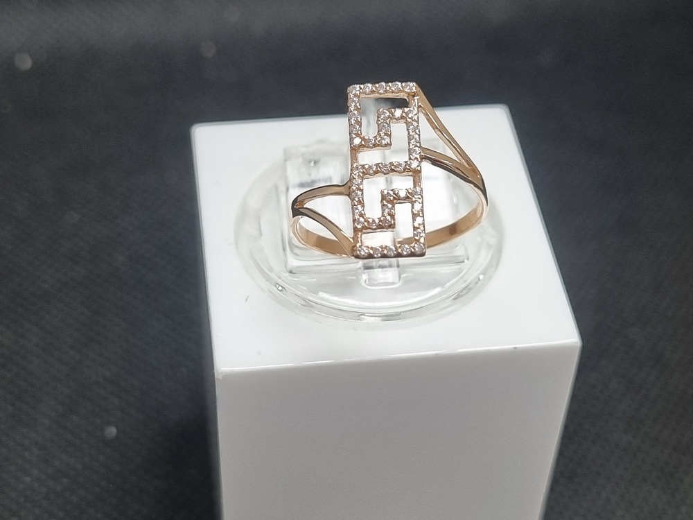 КОЛКМИ585 КОЛЬЦО С КАМНЯМИ (Au 585)