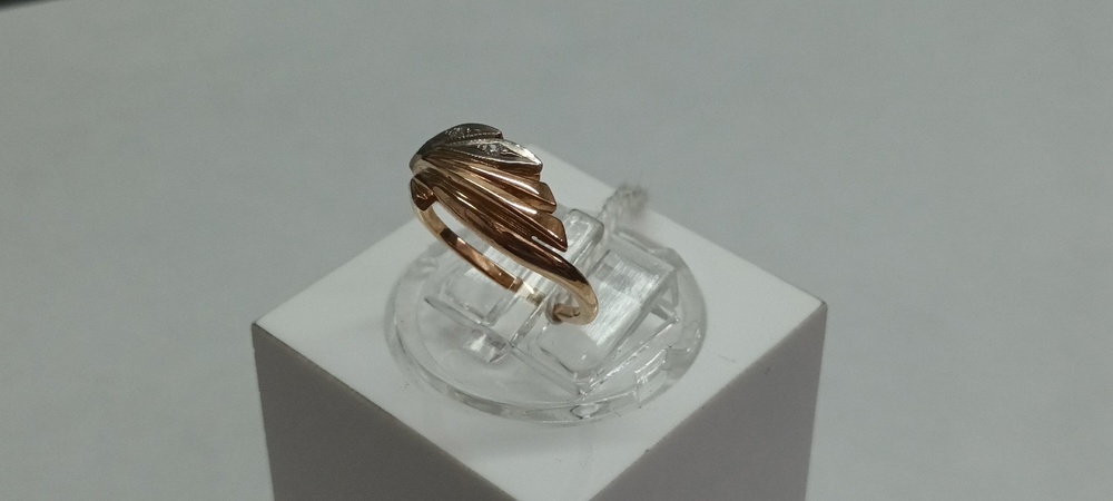 КОЛКМИ585 КОЛЬЦО С КАМНЯМИ (Au 585)
