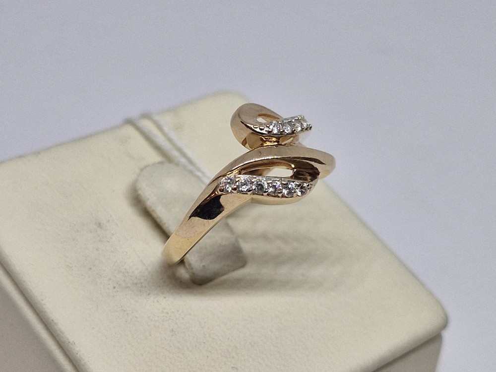 КОЛКМИ585 КОЛЬЦО С КАМНЯМИ (Au 585)