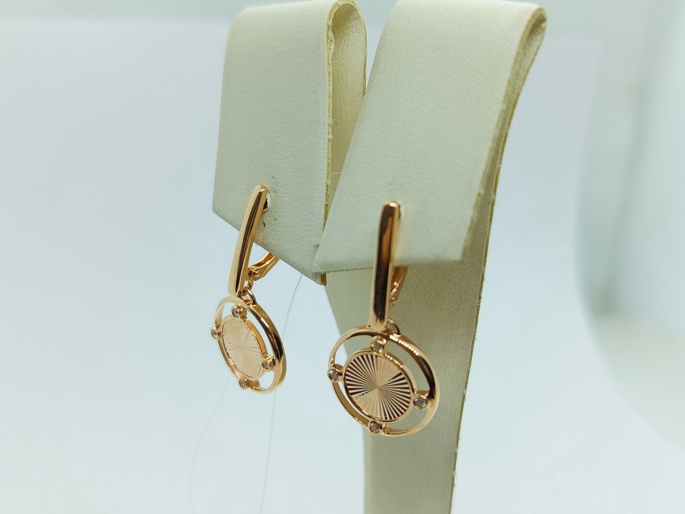 СЕРЬГИ С КАМНЯМИ (Au 585)