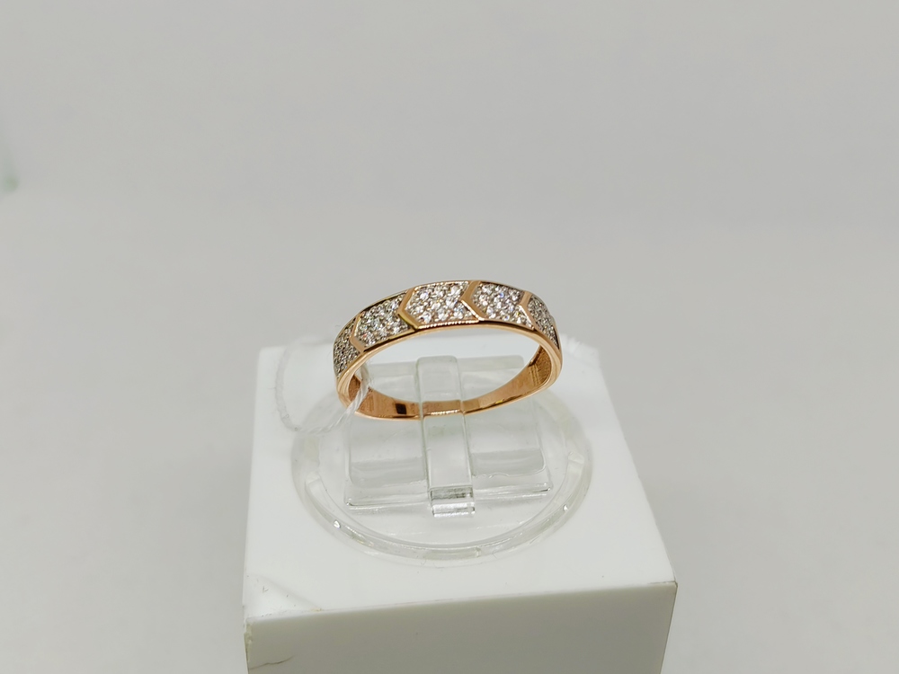 КОЛКМИ585 КОЛЬЦО С КАМНЯМИ (Au 585)