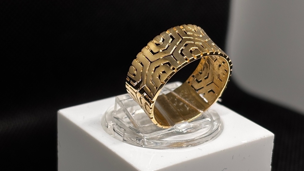 КОЛБКМ585 КОЛЬЦО БЕЗ КАМНЯ (Au 585)