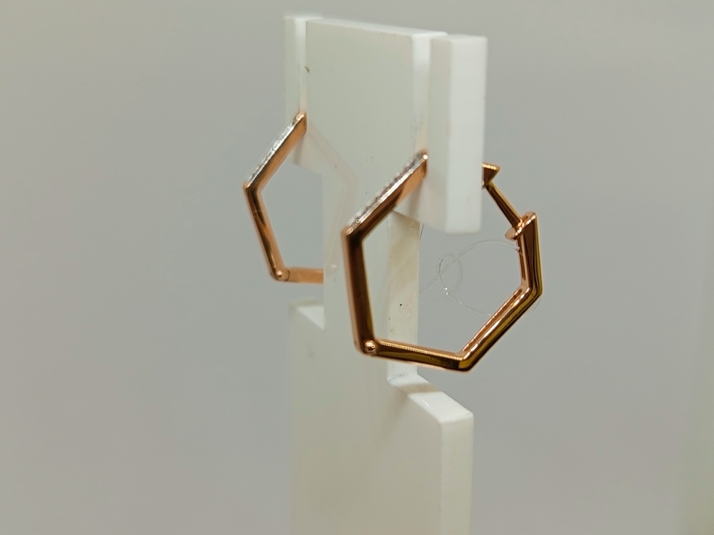 СЕРЬГИ С КАМНЯМИ (Au 585)