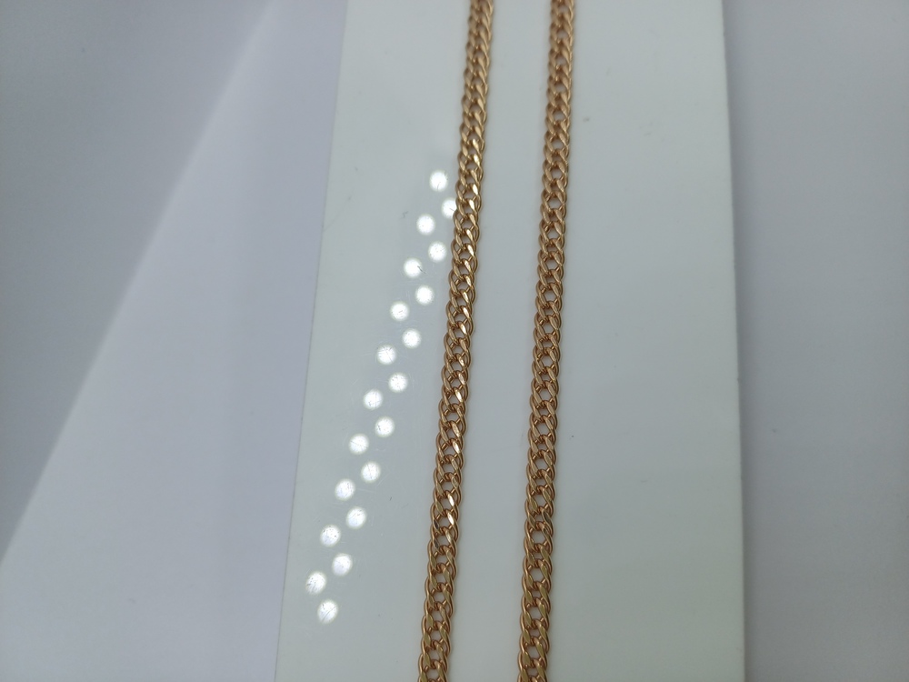 ЦПР2585 ЦЕПЬ ПУСТОТЕЛАЯ Ромб двойной (Au 585)