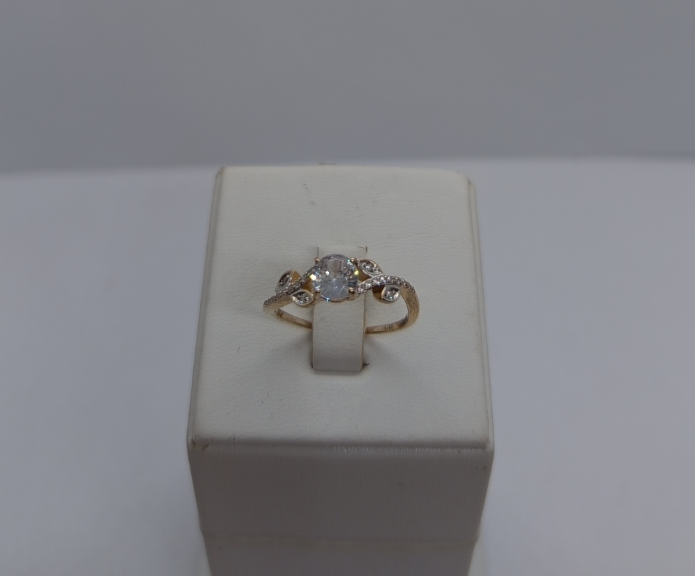 КОЛКМИ585 КОЛЬЦО С КАМНЯМИ (Au 585)