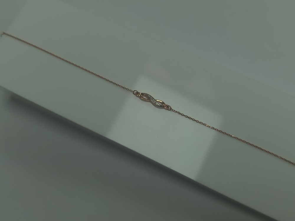 Б585 БРАСЛЕТ С КАМНЯМИ (Au 585)