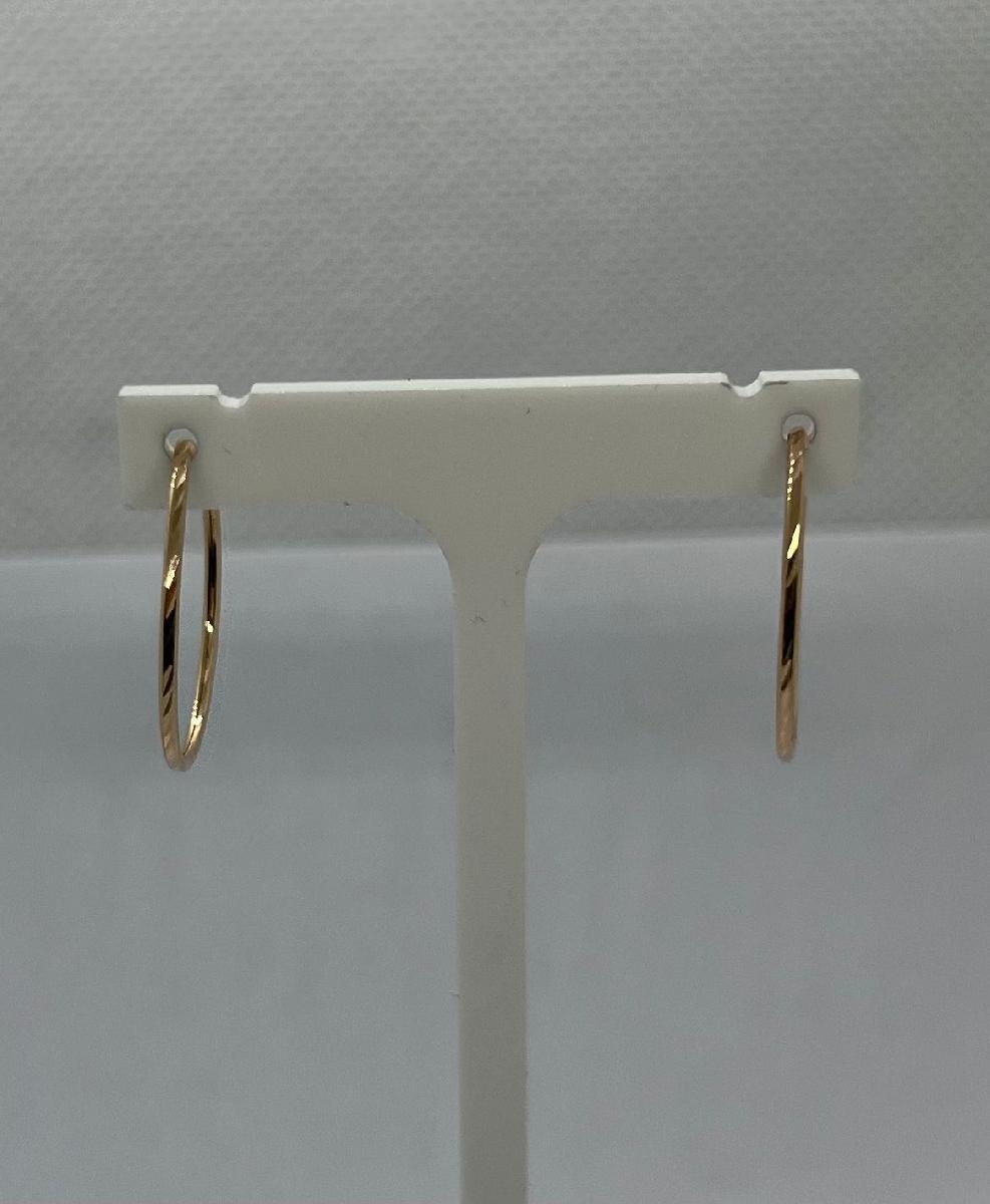 СЕРЬГИ КОНГО без камня (Au 585)