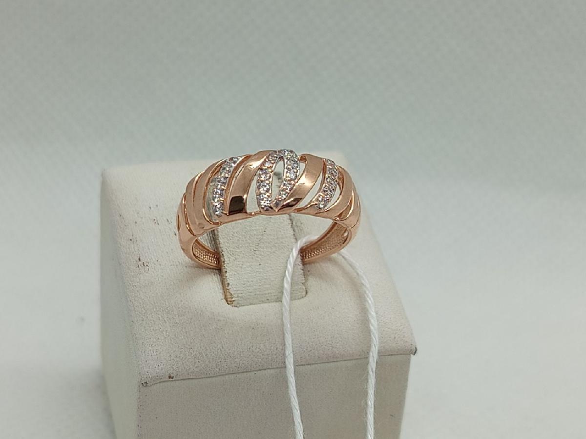 КОЛКМИ585 КОЛЬЦО С КАМНЯМИ (Au 585)
