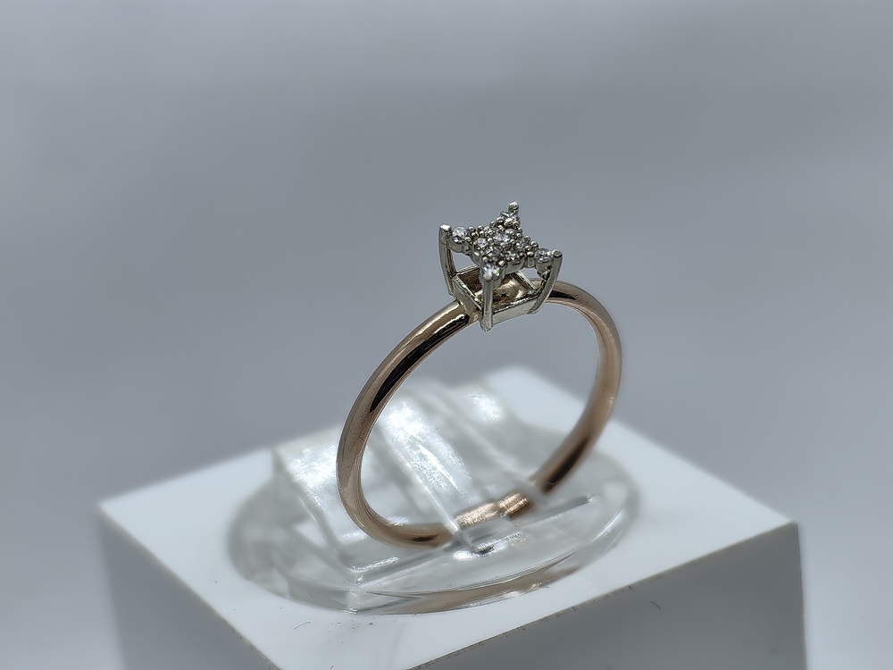 КОЛКМИ585 КОЛЬЦО С КАМНЯМИ (Au 585)