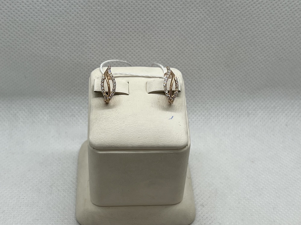 СЕРЬГИ С КАМНЯМИ (Au 585)