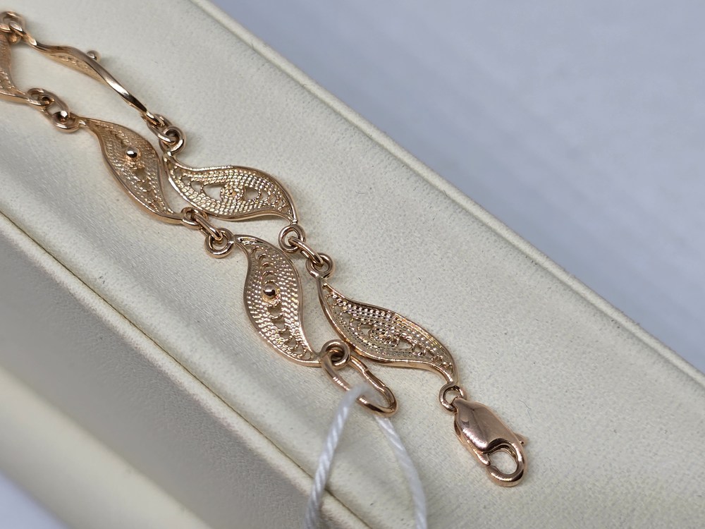 БРАСЛЕТ ПОЛНОВЕСНЫЙ Фантазия Au 585