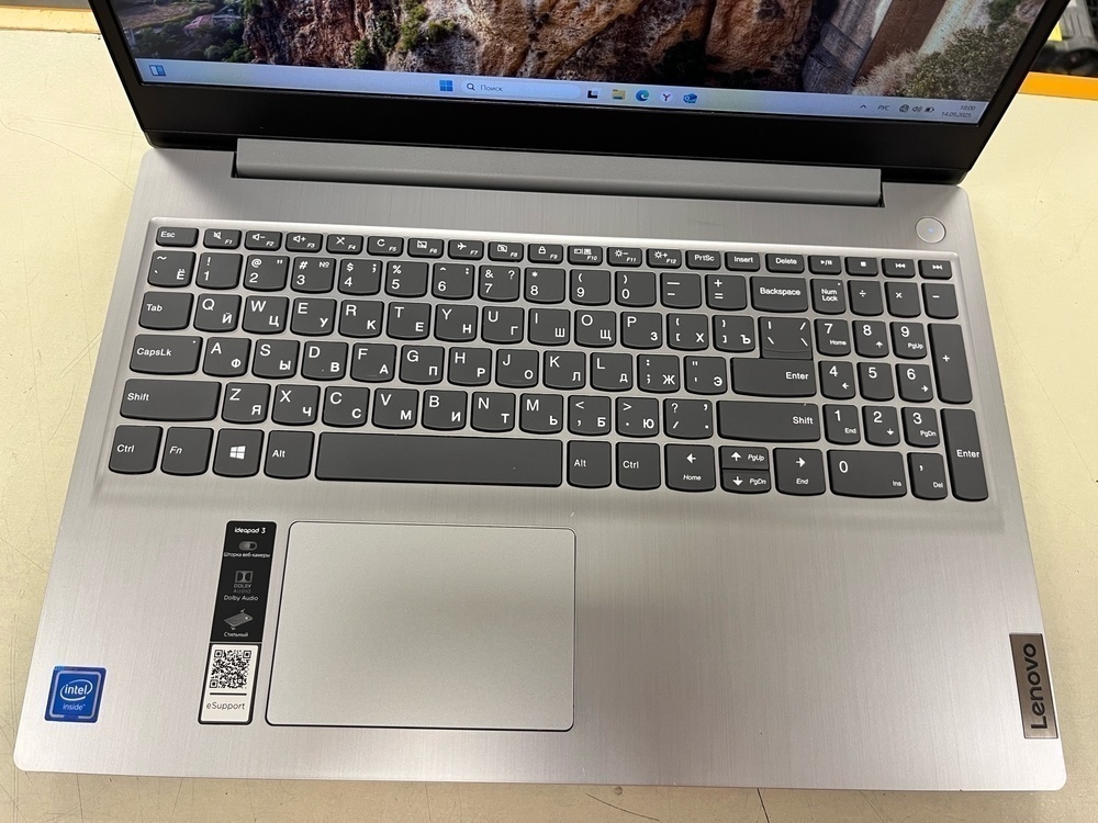 Ноутбук Lenovo ideapad 3; Celeron N4020, Intel UHD Graphics 600, 8 Гб, 240 Гб, Нет