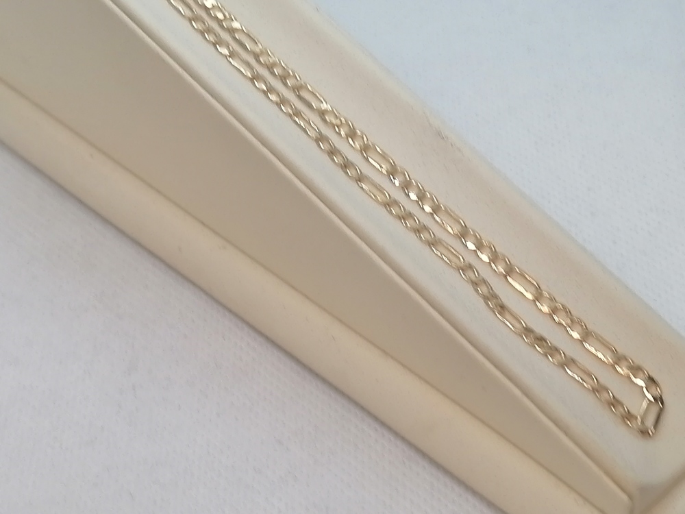 ЦЛФК585 ЦЕПЬ ПОЛНОВЕСНАЯ Фигаро(картье) (Au 585)