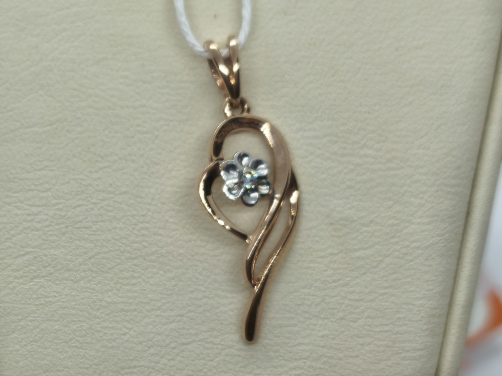 ПОДВЕСКА БРИЛЛИАНТ Au 585