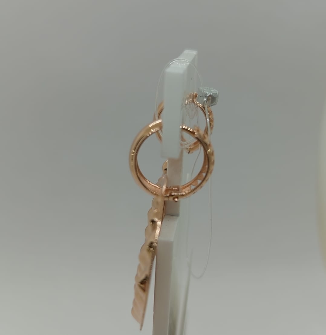 СЕРЬГИ БЕЗ КАМНЯ (Au 585)