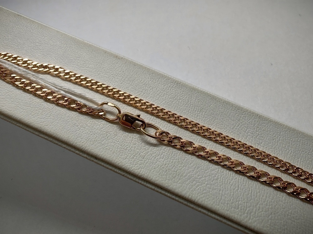 ЦЛР2585 ЦЕПЬ ПОЛНОВЕСНАЯ Ромб двойной (Au 585)