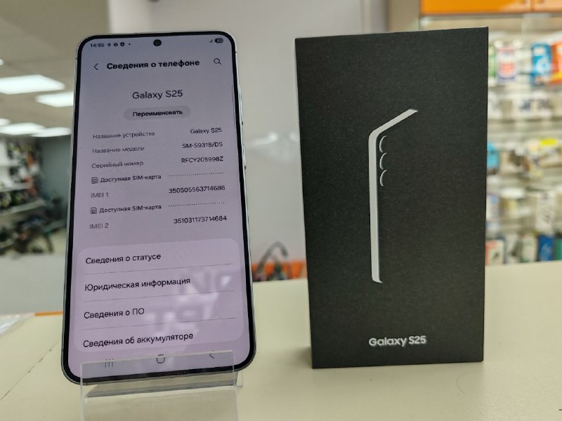 Смартфон Samsung Galaxy S25 12/128