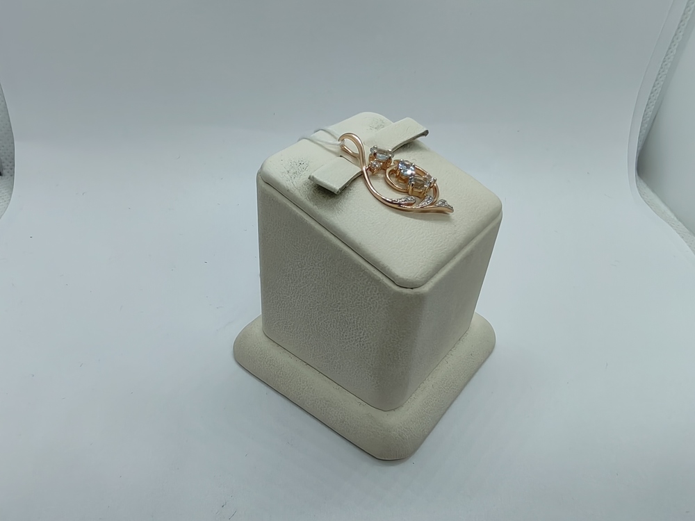ПОДКМИ585 ПОДВЕСКА С КАМНЯМИ (Au 585)